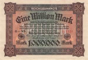 1 Million Mark 1923 ro.85a WB